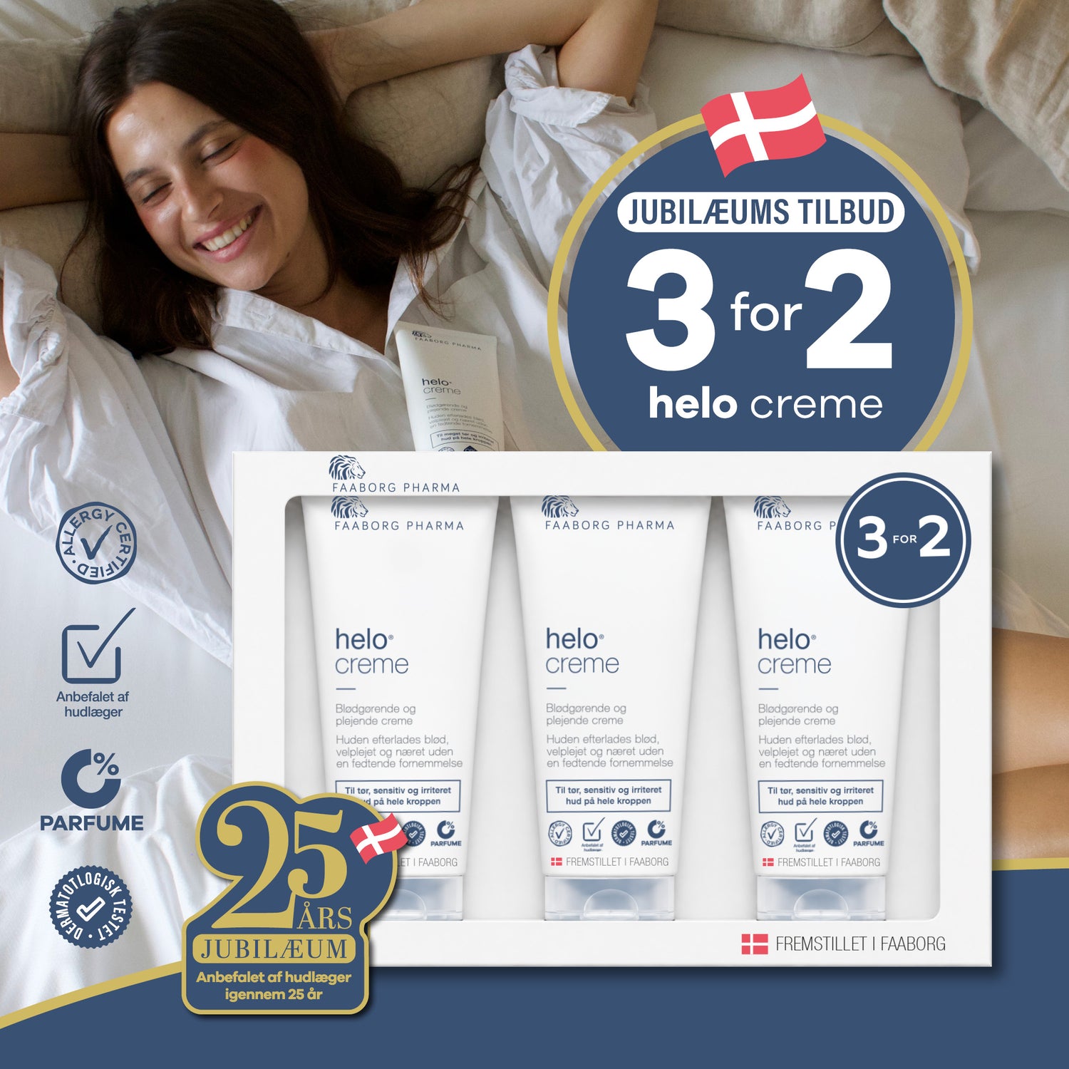 Jubilæums gaveæske helo® creme