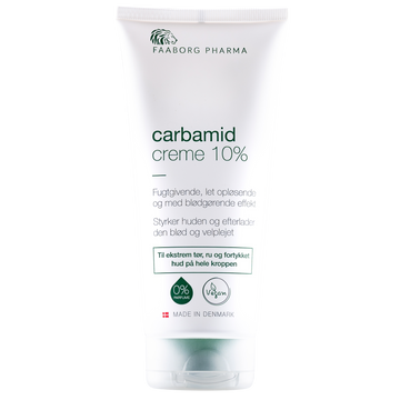 Carbamid Creme 10% til tør, fortykket hud på hele kroppen – Faaborg Pharma
